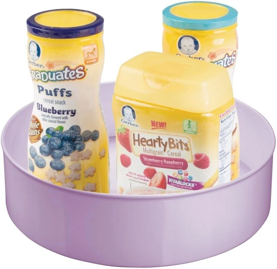 Small Rotating Snack Storage Tray – Lazy Susan for Cupboards & Shelves (UK) - Image 1 of 4