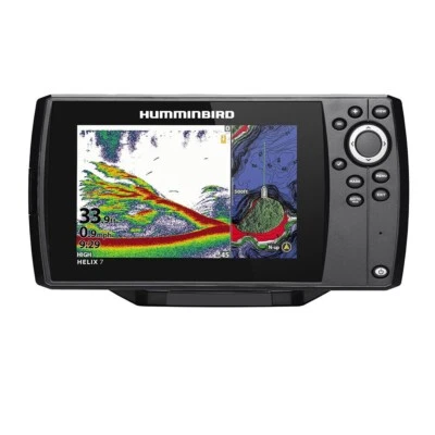 NEW Humminbird 411060-1 Helix 7 Chirp Fishfinder/Gps Combo G3N Transom Mount - Image 1 of 3