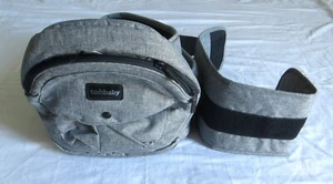 TushBaby Hüftsitz Babytrage mit passender Hüftgurtverlängerung - grau - gebraucht, in einwandfreiem Zustand - Bild 1 von 10