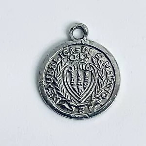 Vintage Anhänger Republik San Marino Reise Medaille Holiday S Marino 15 mm - Bild 1 von 10