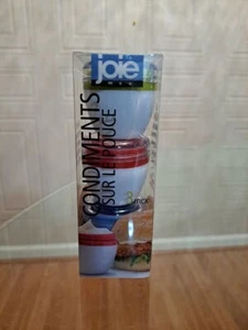Joie MSC Condiments On The Go Containers Multicolor BPA Free 3-Piece Set - Picture 1 of 4