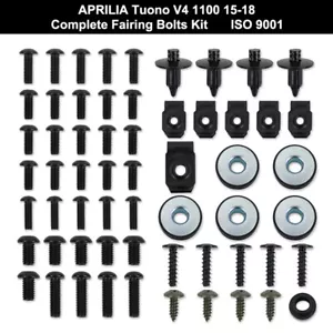 Tornillos de carenado completos del mercado de accesorios aptos para Aprilia Tuono V4 1100 2015-2018 - Imagen 1 de 10