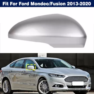 New Silver Right Side Rearview Mirror Cover Cap For Ford Mondeo/Fusion 2013-2020 - Foto 1 di 8