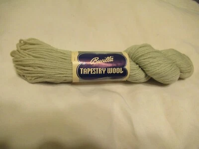 Vintage BUCILLA Tapestry Yarn, 100 yards, 1.7 oz., Light Green, Color 196. - Image 1 of 2