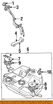 Used Fuel Pump fits: 1996 Chrysler Sebring Pump Only Cpe Grade A — 第 1/2 张图片