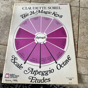 Claudette Sorel The 24 Magic Keys through Scales Book 1 - Picture 1 of 7