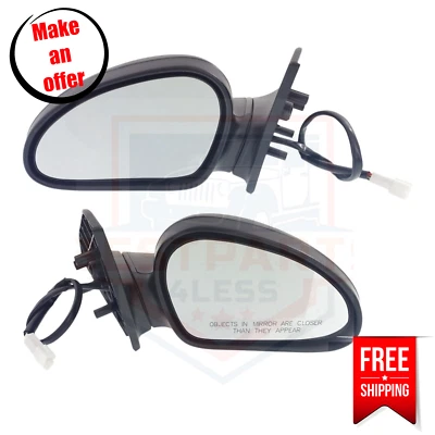 Juego de 2 espejos retrovisores Kool Vue FO1321137 FO1320137 para Ford Escort SE 1998-1999 sedán Foto 1 de 4