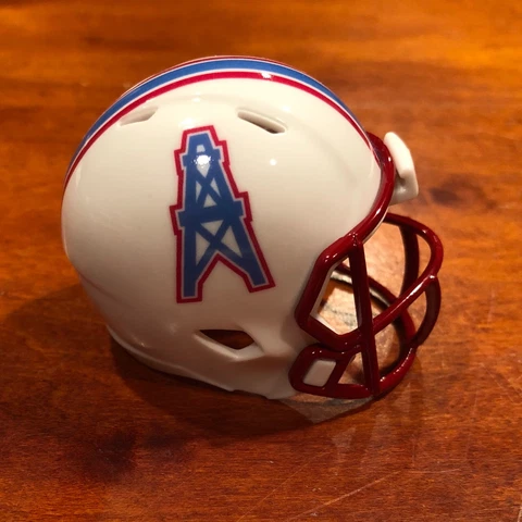 Houston Oilers custom pocket pro helmet Cover