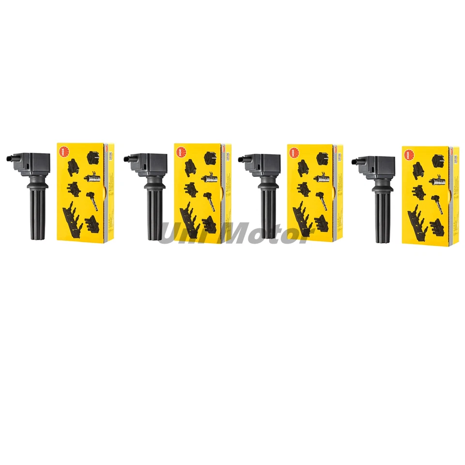 Bobina de encendido U5333 4 piezas OEM NGK 5153009 para Ford Fusion Focus MKZ reserva 2,0 L Foto 1 de 4