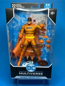 MCFARLANE DC MULTIVERSE PLATINUM BATMAN (ORANGE SUIT) 6” ACTION FIGURE CHASE - Picture 1 of 4