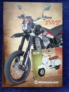 Kreidler Prospekt 2012 Supermoto Street Hiker Galactica Vabene Flory Florett RS - Bild 1 von 10