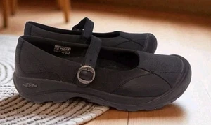Zapatos Mary Jane Keen Presidio para mujer talla 7 negros ropa de trabajo caprichosa preppy - Imagen 1 de 7