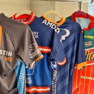 US Postal Service Trek Team USPS Size L+ 3 Extra Jerseys (4 Jerseys Total) - Picture 1 of 13