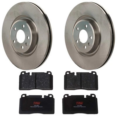TRW KIT-070624-104 2-Wheel Set Brake Disc and Pad Kits Front for Audi Q5 13-17 - Image 1 of 4