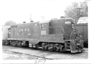 25C741 RP 1950s/70s LOUISVILLE & NASHVILLE RAILROAD LOCOMOTIVE #418 - Picture 1 of 1