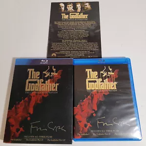 The Godfather The Coppola Restoration (Blu-ray) All 3 Films + SLIPCOVER - Picture 1 of 10