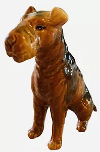 TERRIER HUND PORZELLAN FIGUR STATUE MADE IN JAPAN - Bild 1 von 6
