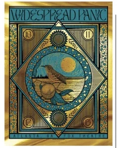 WIDESPREAD PANIC, FOX THEATRE, ATLANTA, GOLD FOIL - Picture 1 of 1