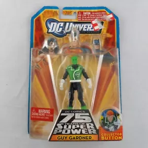 2009 Guy Gardner Mattel DC Universe (Green Lantern) Figure w/button (MiP) - Picture 1 of 6