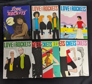 Fantagraphics Hernandez Bros Love and Rockets Lot of 10 Mostly Vol 4 + Vol 1 #16 - Picture 1 of 5