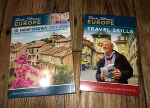 New Rick Steve's Europe 10 New Shows 2017-2018 2 DVDs 5 Hours of Travel + Bonus - Picture 1 of 1