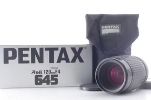 [Almost Unused box] SMC PENTAX A 645 120mm f4 Macro MF Lens 645 645N NII JAPAN - Imagen 1 de 12