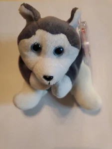Ty Beanie Baby - Nanook the Husky Dog 1996 - Rare & Retired with Tag Errors 4104 - Picture 1 of 7