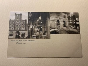 Tarjeta postal antigua Gruss aus Ludwigslust Alten Schweden Wismar Multi-View Alemania - Imagen 1 de 2