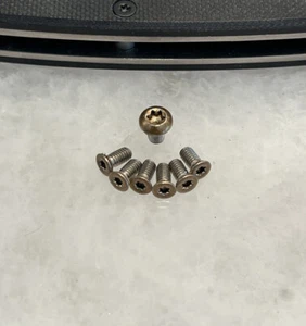 Gold Pivot & Handle Torx Screws For Spyderco Tenacious Knife - Set of 7pcs - Picture 1 of 7