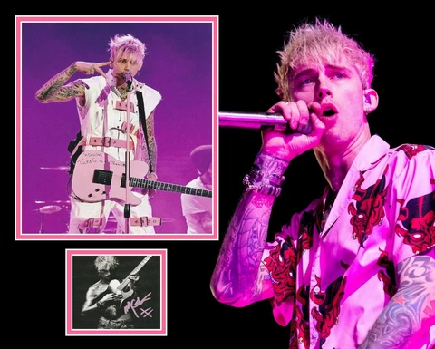MACHINE GUN KELLY SIGNED PHOTO MOUNT  UACC REG 242 Cover