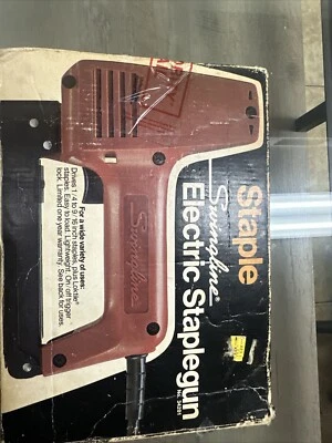 Grapadora eléctrica Swingline No. 34201 unidades grapas de 1/4" a 9/16" hechas en EE. UU. nuevas Foto 1 de 4
