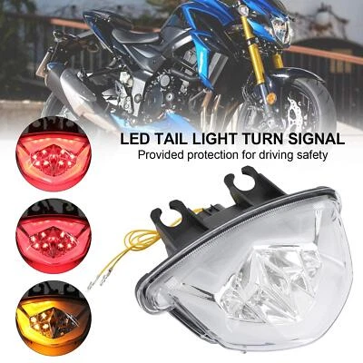 LED Tail Light Turn Signal For SuzE2i GSXS 1000 F GSX-S 750 Z 2017-2021 Clear E2 - Image 1 of 4