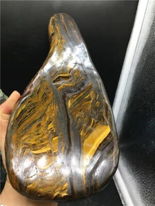 1894g NATURAL PRETTY "tiger eyes" Crystal SPECIMEN HEALING S374 - Picture 1 of 9