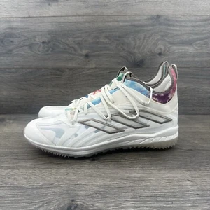 Adidas Adizero 12.0 Poison Men's Baseball Turf Shoes Size 13 White IG7211 - Picture 1 of 9