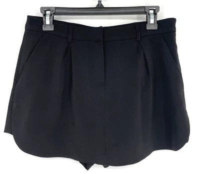 Pantalones Cortos Standart James Jeans Mujer Talla 6/27 Skort Negro Elegante Hecho en EE. UU. Foto 1 de 4