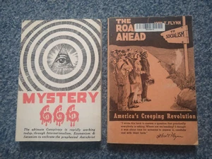PROPAGANDA PULP BOOKLET x2 MYSTERY 666 THE ROAD AHEAD FLYNN RARE GOOD PAPERBACK - Picture 1 of 6