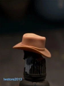 Sombrero de Vaquero Modelo Esculpido 1:6 1:12 1:18 Para 12" 6" 3.75" Figura Masculina Cabeza Cuerpo - Imagen 1 de 3