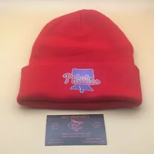 Cappellino berretto a maglia Philadelphia Phillies Liberty Bell logo polsini - Foto 1 di 5