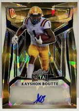 2023 Leaf Metal Kayshon Boutte Black & Yellow Crystal Auto 1/2