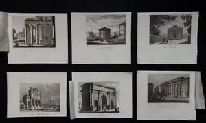 ROMA - Lotto 6 stampe Audot 1835 - 1837 AA.VV., Audot, Durau - Picture 1 of 7