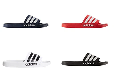 Adidas Para Hombre Adilette Slides/Sandalia Zapato Azul Marino Rojo Negro o Blanco Foto 1 de 4