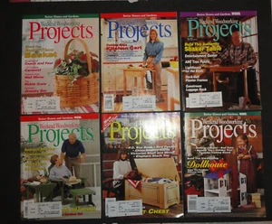 Proyectos de carpintería de fin de semana 1994 completo volumen 7 - 6 números - Imagen 1 de 7