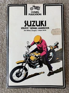 SUZUKI 50-400cc MOTORCYCLE SERVICE AND REPAIR 1964-1974 CLYMER PUBLICATIONS - Picture 1 of 6