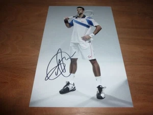 FOTO NOVAK DJOKOVIC firmada 12x8 WIMBLEDON + CERTIFICADO DE AUTENTICIDAD - Imagen 1 de 2