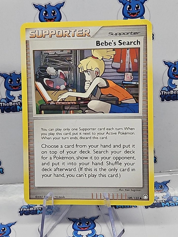 Bebe's Search 109/123 - Mysterious Treasures - Pokemon MP  - Image 1 of 2