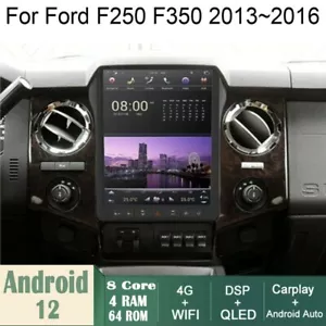 Car Android Gps Navigation Wifi 12.1" For Ford F250 F350 4+64g Radio Carpaly - Picture 1 of 8