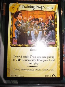 HARRY POTTER TCG GAME CARD CHAMBER OF SECRETS TRAINING PROGRAM 133/140 COM EN - Picture 1 of 1