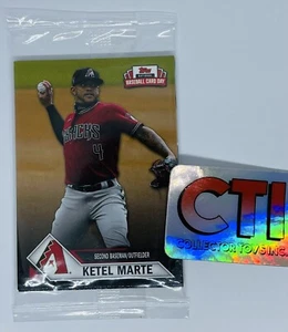 🔥 2021 TOPPS NATIONAL BASEBALL CARD DAY SEALED PACK - KETEL MARTE 🔥 - Picture 1 of 2