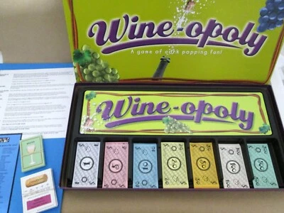 Wine-opoly Monopoly  board game for wine lovers  2004 edition - Image 1 of 4