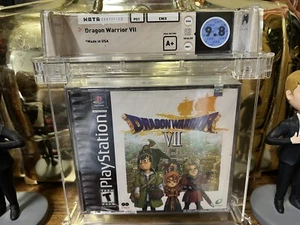 2001 PS1 Playstation Dragon Warrior VII 7 Brand New Graded WATA 9.8 Sealed A+ - Picture 1 of 10